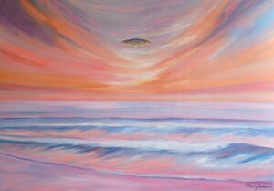 UFO sunset